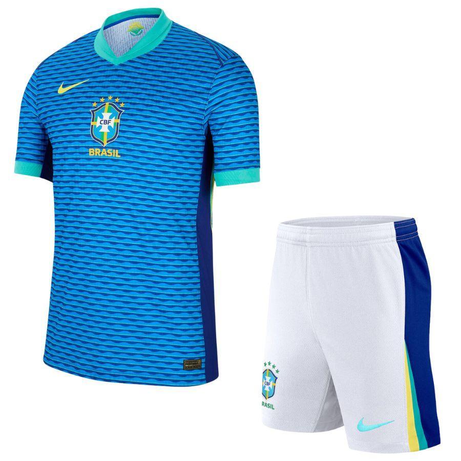 Kids KIT Brazil Away Jersey 2024/25