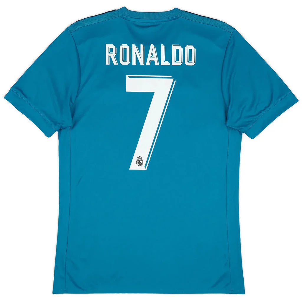 Cristiano Ronaldo #7 Real Madrid Third Retro Jersey 2017/18