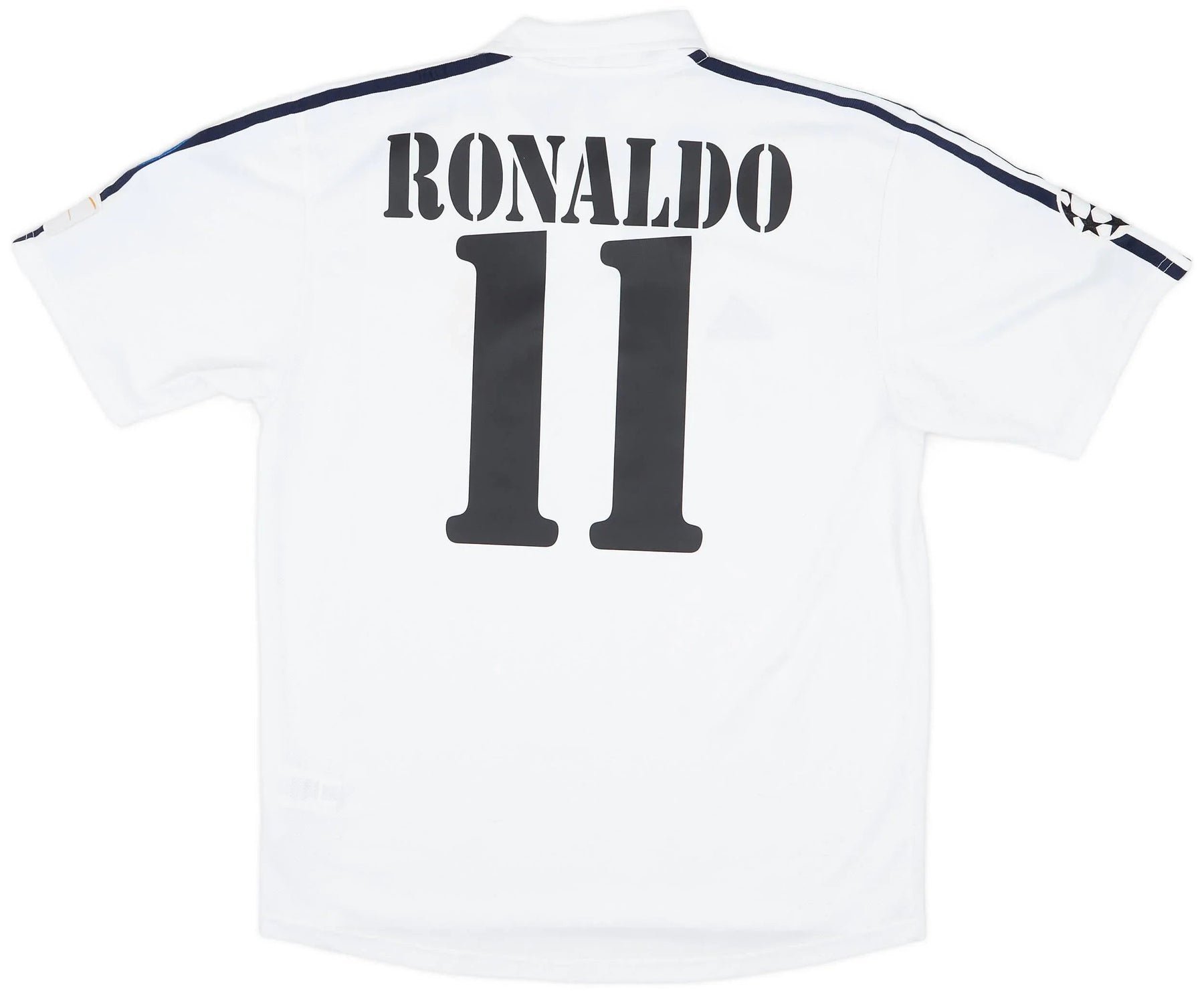 Ronaldo #11 Real Madrid Home Retro Jersey 2002/03