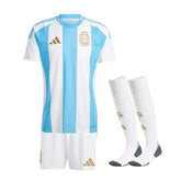 Kids KIT Argentina Home Jersey 2024/25