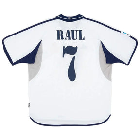 Raul #7 Real Madrid Home Retro Jersey 2000/01