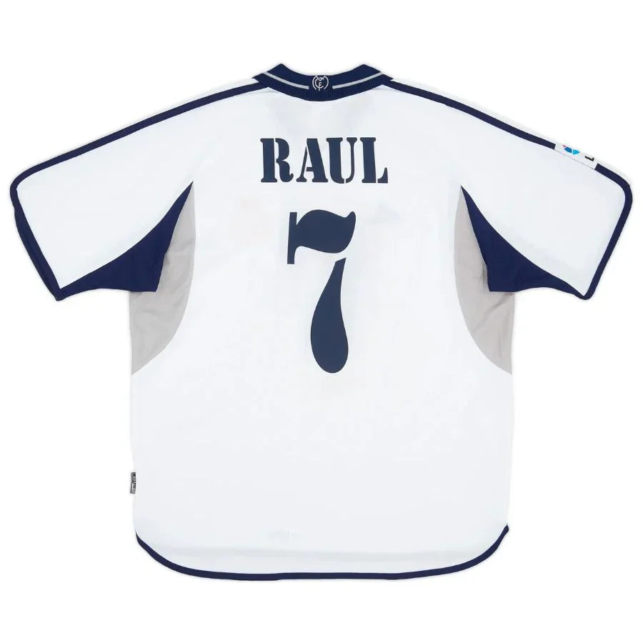 Raul #7 Real Madrid Home Retro Jersey 2000/01