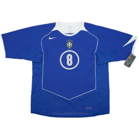 Kaka 8 Brazil Away Retro 2004