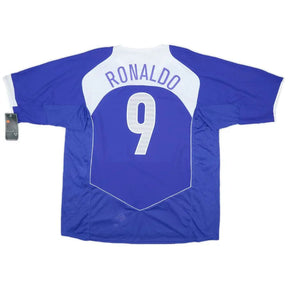 Ronaldo 9 Brazil Away Retro 2004