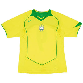 Ronaldo 9 Brazil Home Retro 2004
