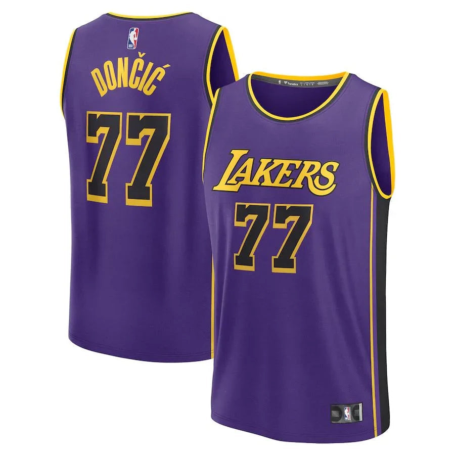 Luka Dončić Los Angeles Lakers Nike Unisex Swingman Jersey - Icon Edition - Purple