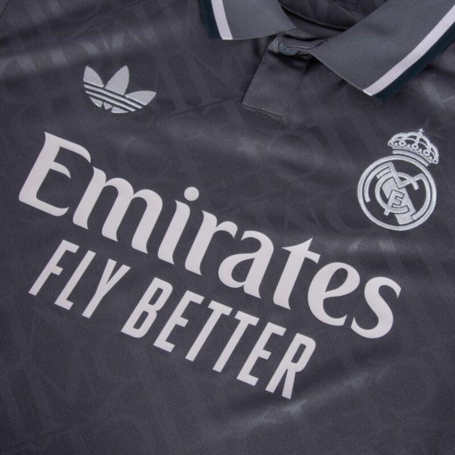 Real Madrid Endrick 16 Third Fan Jersey 2024/25 Patches UCL UEFA Foundation (Official Printing)