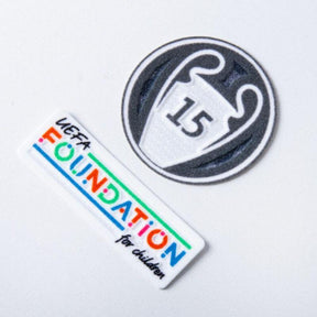 Real Madrid Mbappé 9 Away Fan Jersey 2024/25 Patches UCL UEFA Foundation (Official Printing)