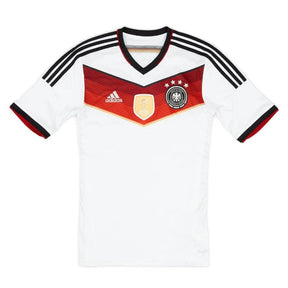 Germany Retro Home 2014 Fan Jersey Patch Winner World Cup Brazil 2014