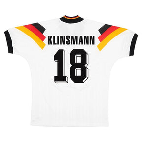 Germany Jurgen Klinsmann Retro Home 1992 Fan Jersey