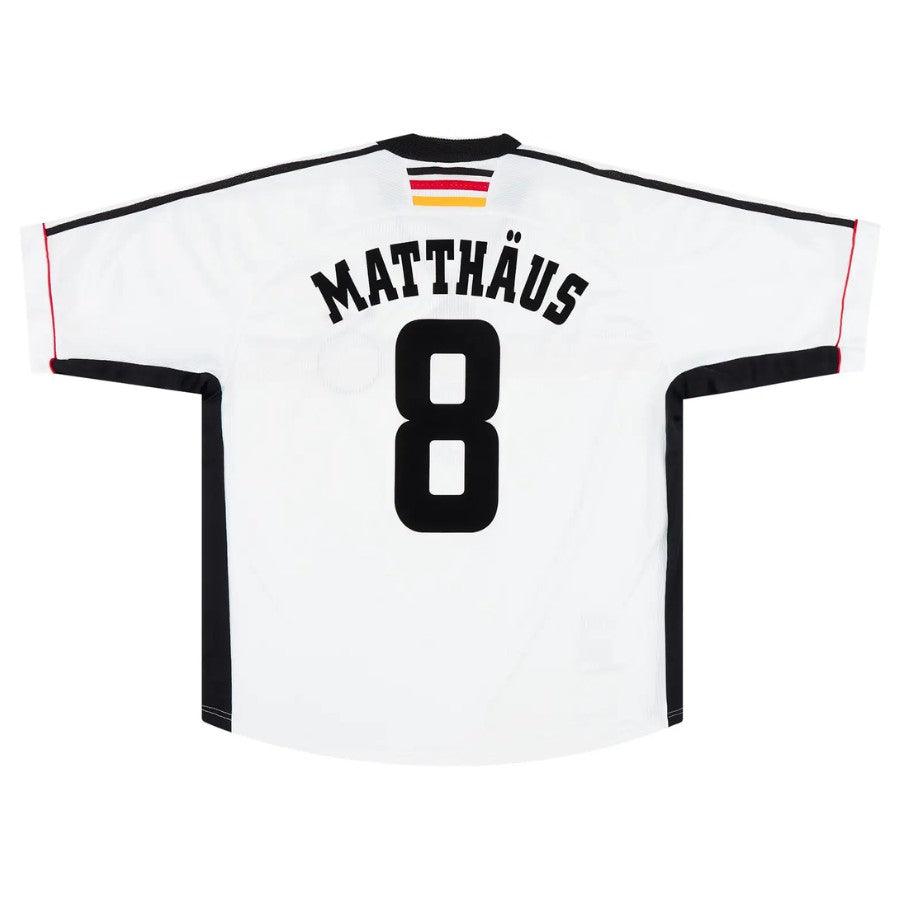 Germany Lothar Matthäus Retro Home 1998 Fan Jersey
