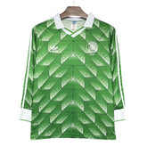Germany Retro Away 1990 Long Sleeve Fan Jersey