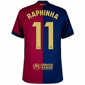 Barcelona Raphinha 11 Home Fan Jersey 2024/25