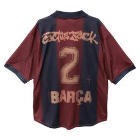 Travis Scott x FC Barcelona Retro 2000/01 Home Authentic Player