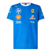 Scuderia Ferrari 2025 Team Monza T-Shirt -  Formula 1 F1 Formula One Blue Scozia