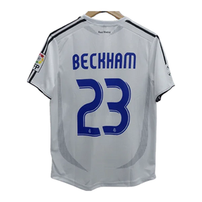 Beckham 2006-07 Real Madrid Home Jersey  Retro Collection
