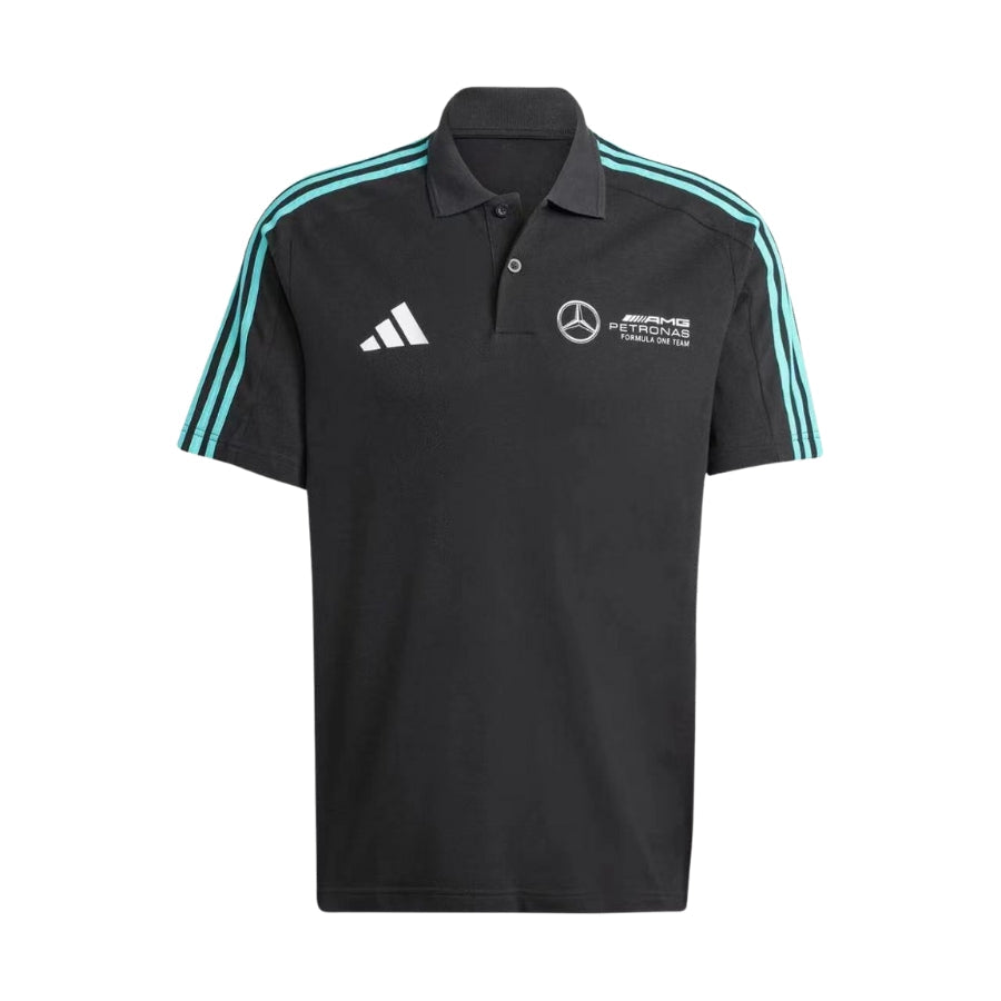 Mercedes-AMG Petronas F1 Team Adidas Casual Wear Polo - Black Formula 1 F1 Formula One