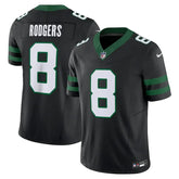 NFL New York Jets Black Aaron Rodgers 8 Legacy