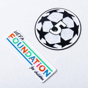 Barcelona Lamine Yamal 19 Home 2024/25 Patches UCL UEFA Foundation (Official Printing)