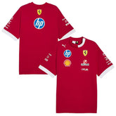 Scuderia Ferrari 2025 Team Oversized T-Shirt - Dark Red Formula 1 F1 Formula One