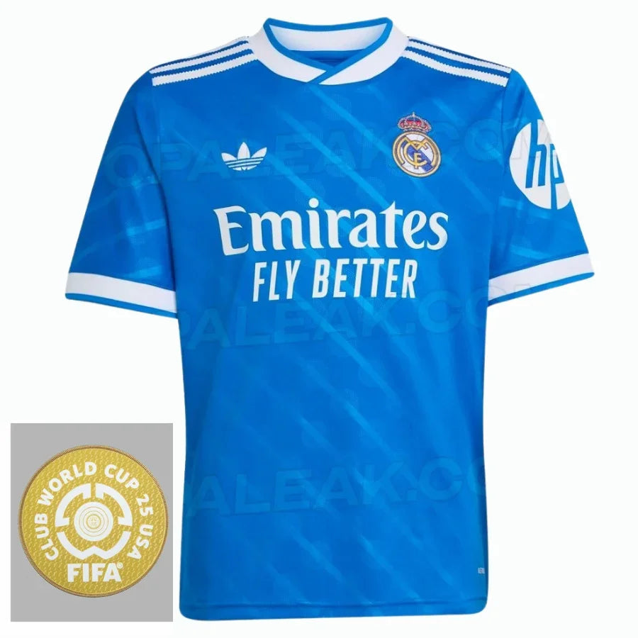 Real Madrid Third Fan Jersey 2025/26 Patch Club World Cup