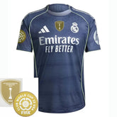 Real Madrid Away Fan Jersey 2025/26 - Patch 2025 Club World Cup + FIFA Intercontinental Champions