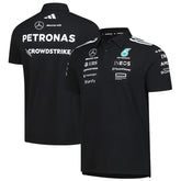 Mercedes-AMG Petronas F1 Team Adidas Wear Polo - Black Formula 1 F1 Formula One