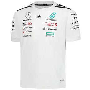 Mercedes-AMG Petronas F1 Team Adidas T-Shirt - White Formula 1 F1 Formula One