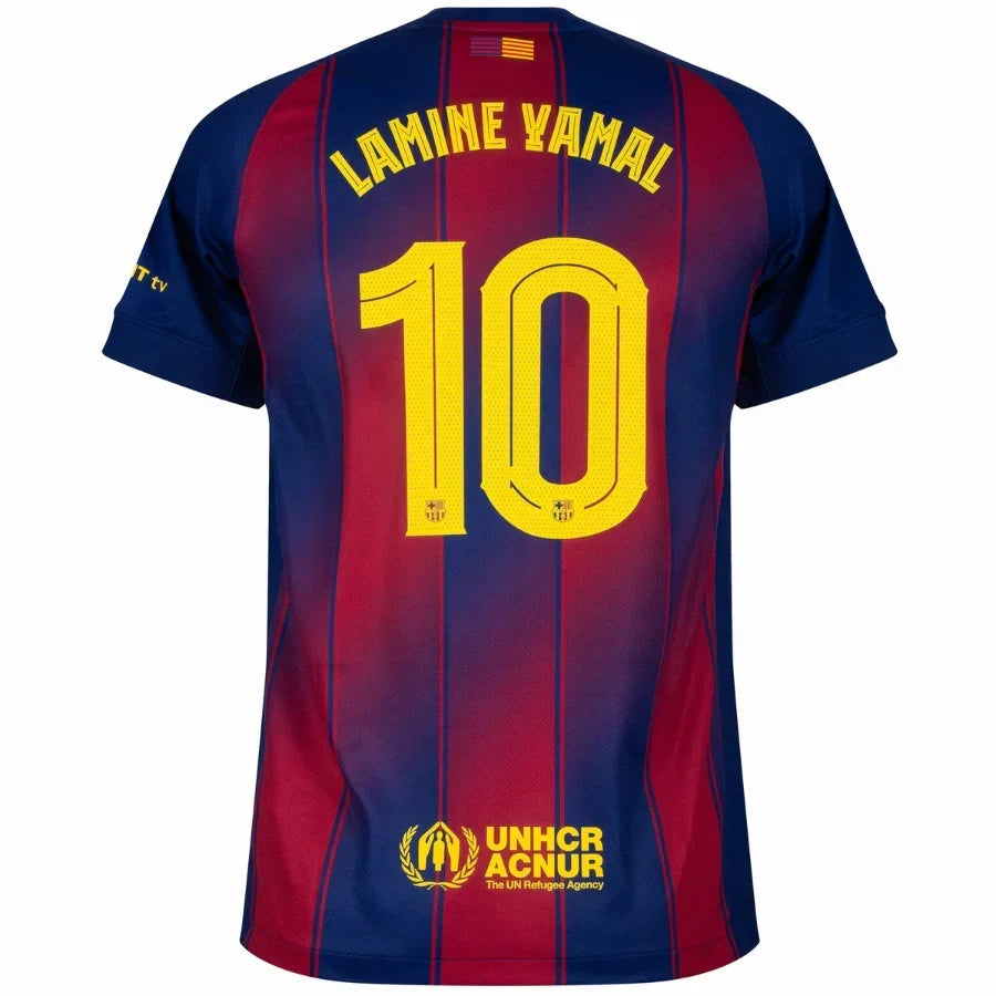 Barcelona Lamine Yamal 10 Home Fan Jersey 2025/26