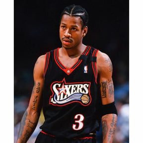 Philadelphia 76ers Allen Iverson 2000-01 Edition NBA Jersey - Black