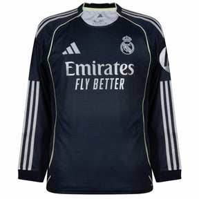 Real Madrid Away Long Sleeve Fan Jersey 2025/26