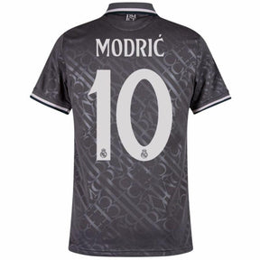 Real Madrid Third Fan Jersey 2024/25 Patches UCL UEFA Foundation (Official Printing)