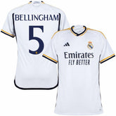 Real Madrid Bellingham 5 Home Fan Jersey 2023/24