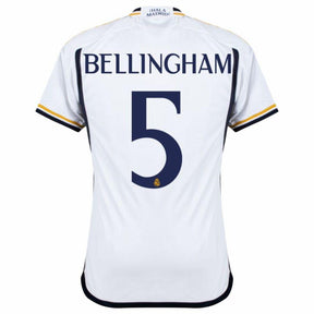Real Madrid Bellingham 5 Home Fan Jersey 2023/24
