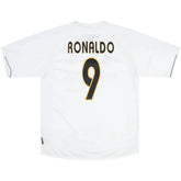Ronaldo #9 Real Madrid Home Retro Jersey 2003/04
