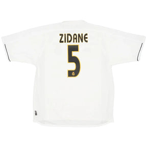 Zidane #5 Real Madrid Home Retro Jersey 2003/04